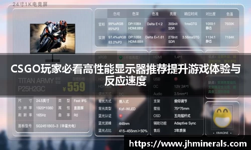 CSGO玩家必看高性能显示器推荐提升游戏体验与反应速度